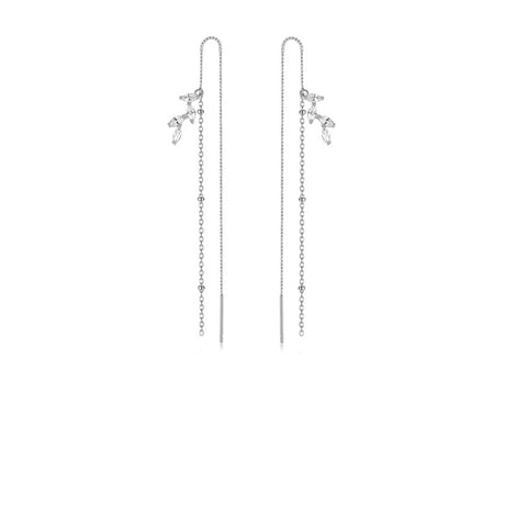 Long Tassel Earrings With Niche Design And Temperament In Sterling Silver For Women - Dazpy