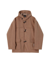 Men's Horn Button Woolen Cloth Short Coat