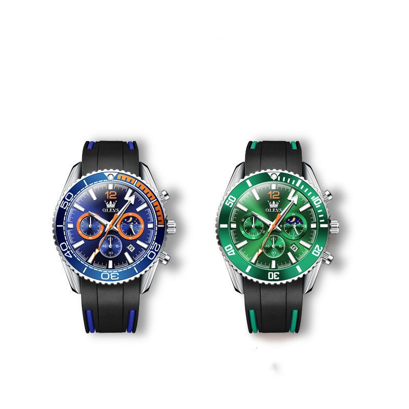 Multifunctional Green Water Ghost Quartz Watch - Dazpy