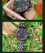 Men's Wooden Minimalist Sandalwood Watch - Dazpy