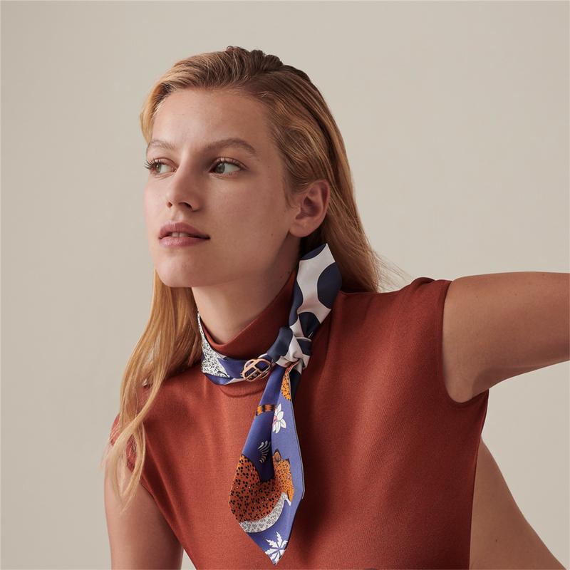 Women's Silk Skinny Scarf