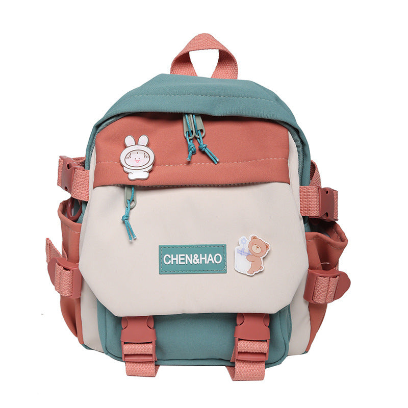 Backpack Korean Style Student Multi-pocket Fashion Backpack Junior High School Student College Schoolbag - Dazpy