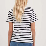 Summer Short Sleeve Striped T-Shirt