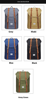 Outdoor Backpack Oxford Linen Men's And Women's College Students Bag Travel Mountaineering Bag Backpack