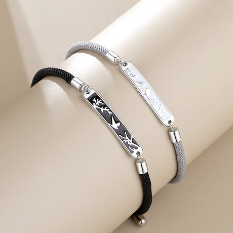 Bracelet Sterling Silver Niche Design Geometry - Dazpy