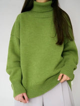 Casual Oversized Knitted Pullover for Women