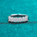 Square Moissanite Ring Stackable Plated 18K - Dazpy