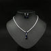 Zircon Necklace Set Minimalist Style - Dazpy