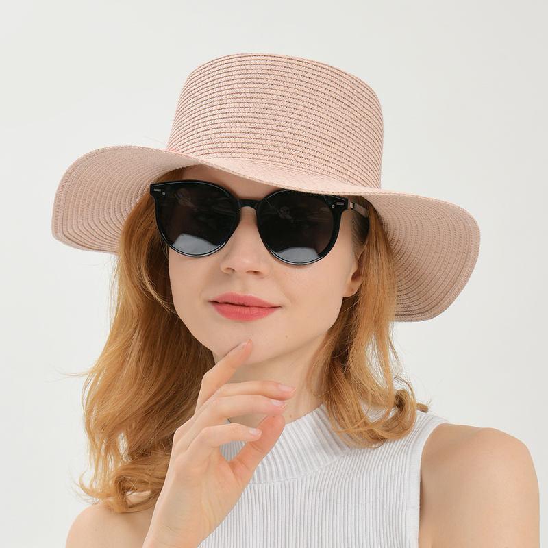 Ladies' Summer Beach Sun Hat with Wide Brim