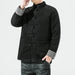 Men's Simple Corduroy Thick Warm Cotton Coat