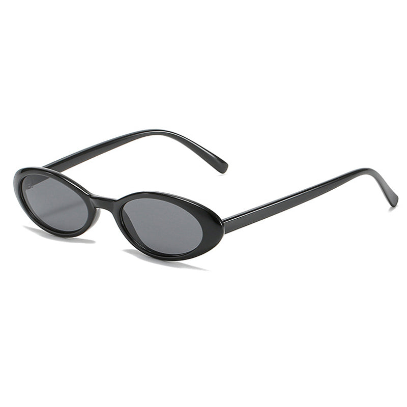 Gafas de sol ovaladas retro elegantes para mujer