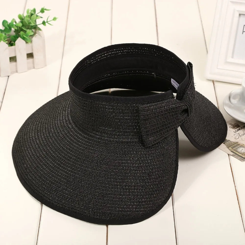 Sombrero plegable con lentejuelas para el sol: protección contra los rayos UV, transpirable y elegante para exteriores