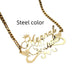 DIY Custom Multi Name Stainless Steel Necklace - Dazpy