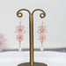 Cherry Blossom Mismatch Decorative Face Earrings - Dazpy