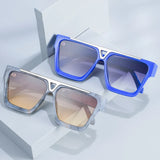 Gradient Lens Shield Sunglasses