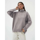 Casual Oversized Knitted Pullover for Women