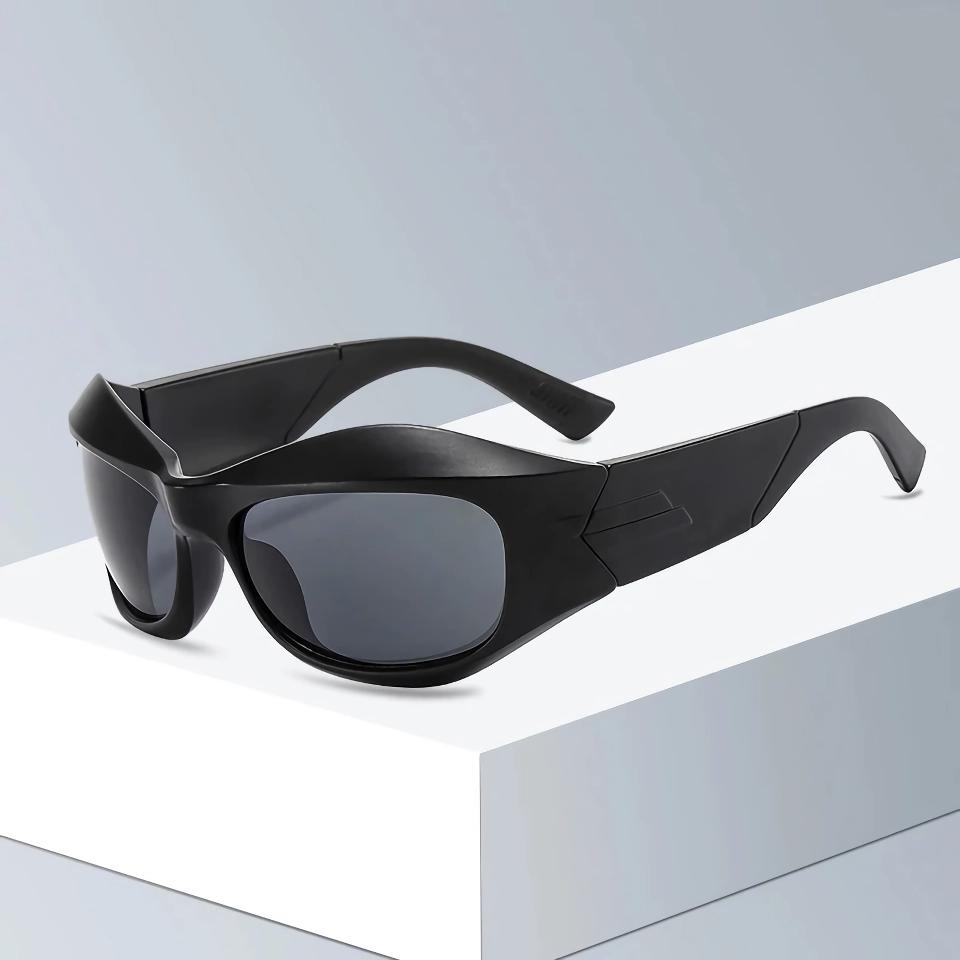 Stilvolle übergroße Unisex-Sport-Punk-Sonnenbrille