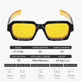 Stylish Retro Rectangle Sunglasses