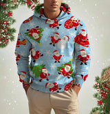 Christmas Men's Hoodie 3d Digital Printing