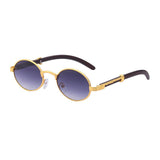 Ovale Vintage-Sonnenbrille