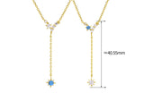 Five-pointed Star Y-shaped Tassel Necklace For Women - Dazpy