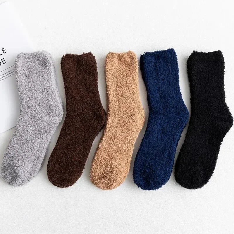 Gemütliche Herren Winter Thermo Fleece Socken