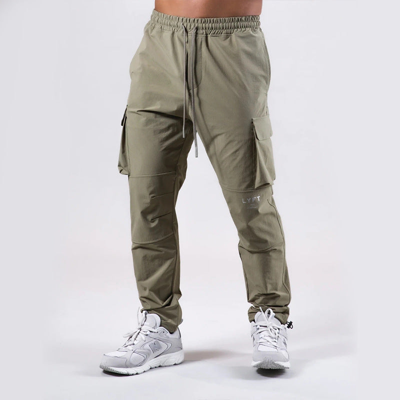 Overalls Trousers Thin Elastic Leggings Running Training Sweatpants