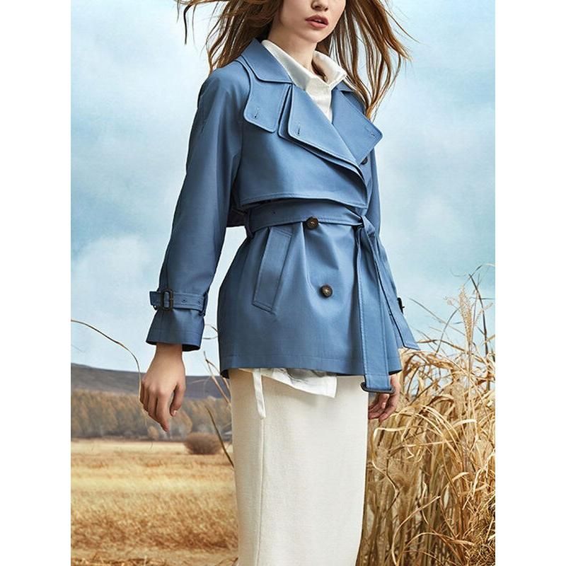 Schicker, lässiger Trenchcoat zum Schnüren für Damen