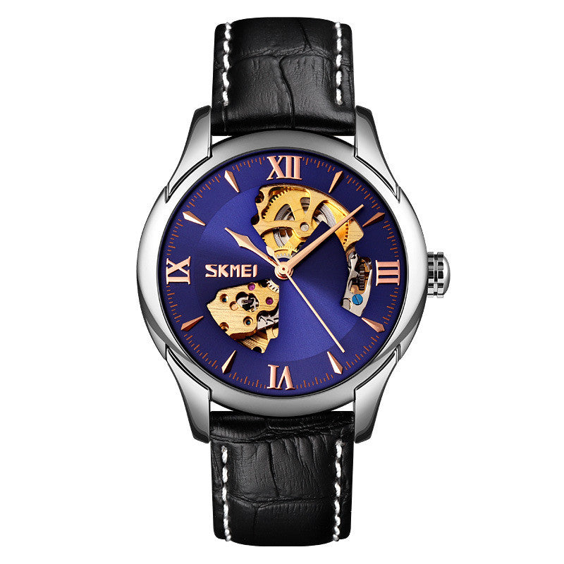 Waterproof Men's Automatic Skeleton Mechanical Watch - Dazpy