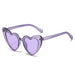 Heart-Shaped Rhinestone Cat Eye Y2K Sunglasses