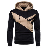 Men's Hooded Sweatshirt Fashion Contrast Color