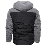 Chaqueta de algodón empalmada para hombre, talla grande, pedido mínimo de 200 piezas