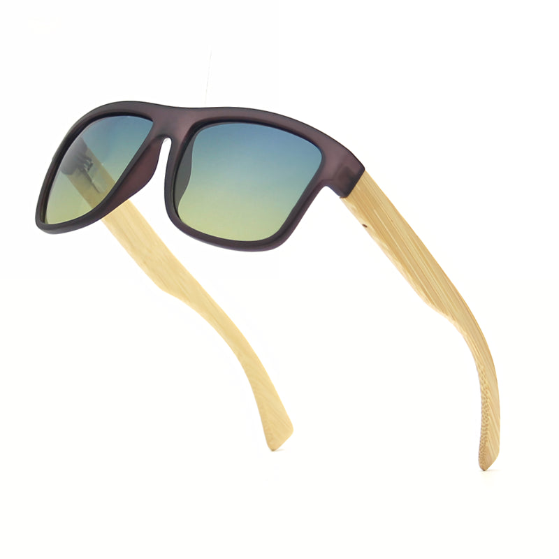 Sea Gradient Shades Sunglasses for Men Bamboo UV400 Lenses