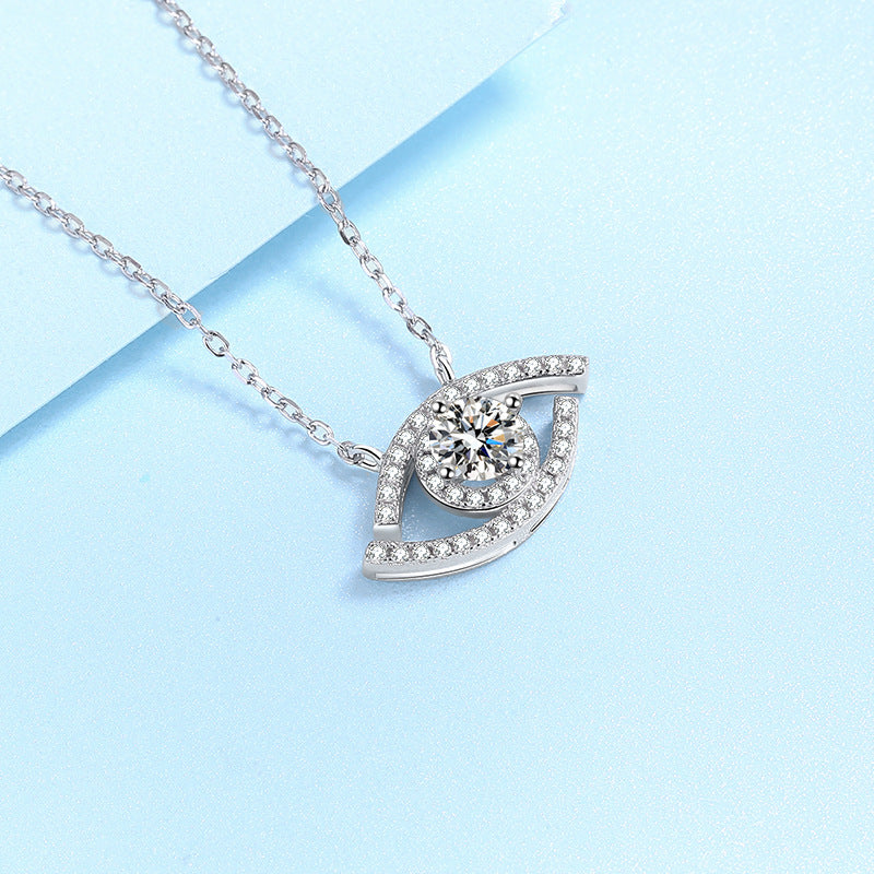 S925 Sterling Silver Moissanite Necklace - Dazpy