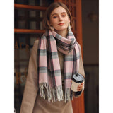 Winter Preppy Plaid Scarf