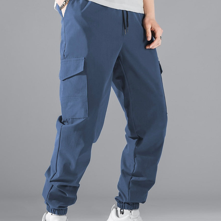 Men's Multi-pocket Workwear Pants High Street