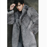 Men's Fur Coat Imitation Fox Fur