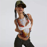 Slim-Fit Tie-Dye Tank Top