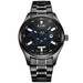 Lightwave Waterproof Energy Saving Environmental Protection Men's Steel Band Watch - Dazpy