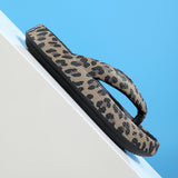 Sandalias cómodas con estampado de leopardo para mujer de verano