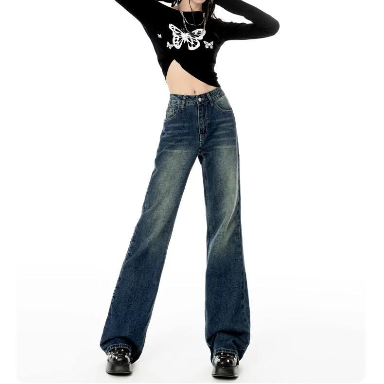 High Waist Vintage Flared Jeans