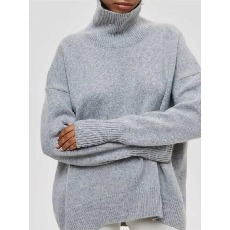 Eleganter Herbst-Winter Rollkragenpullover für Damen