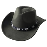 Verdickter Unisex-Cowboy-Fedora-Hut – Stilvolles Herbst- und Winter-Accessoire