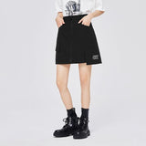 Chic High-Waist Knee-Length Skirt