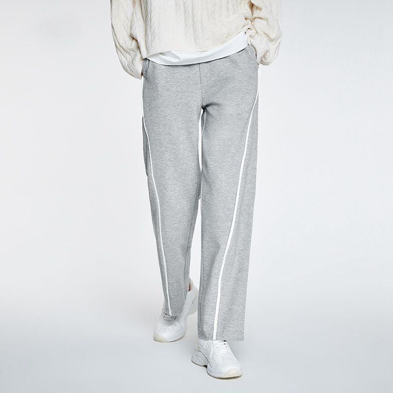 Women Casual Contrast Color Sweatpants