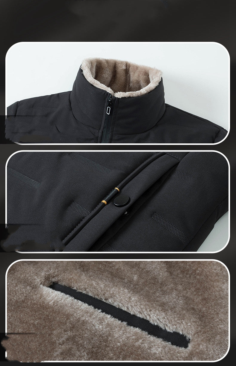 Men's Loose Warm Lamb Fleece Jacket