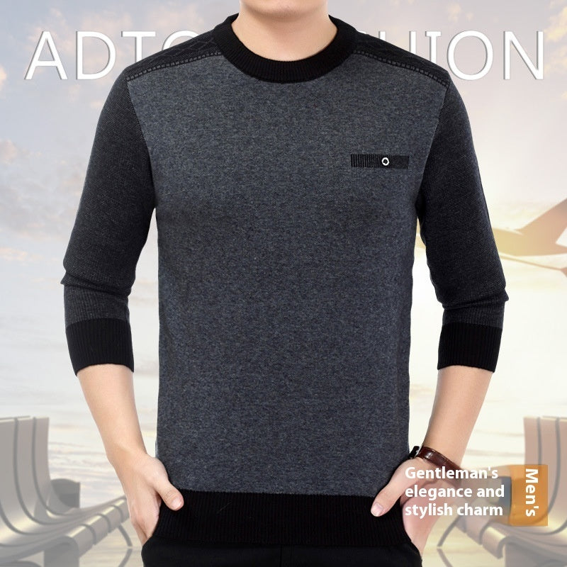 Herbst und Winter mittleren Alters und ältere Pullover Männer