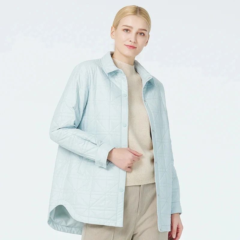 Lässige Steppjacke aus Baumwolle für Damen