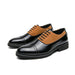 Mocasines formales de cuero estilo brogue de lujo para hombre