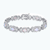 Jewelry Fashion Zircon Opal Bracelet - Dazpy